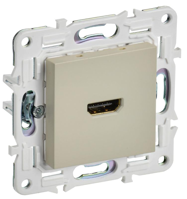 SKANDY Розетка HDMI SK-H01B бежевый
