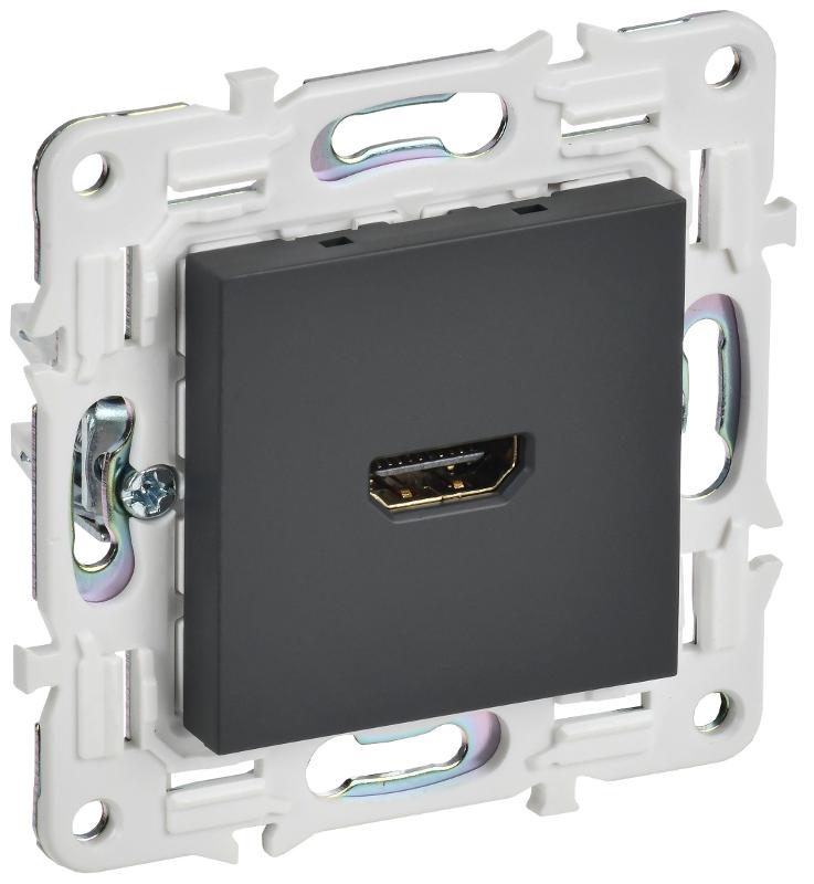 SKANDY Розетка HDMI SK-H01G графит