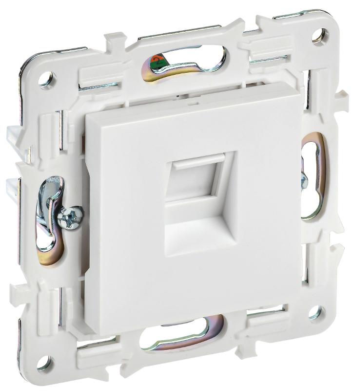 SKANDY Розетка компьютерная RJ45 кат.6 SK-K02W арктический белый