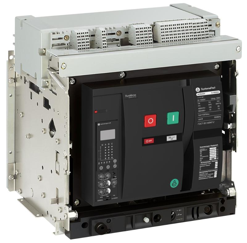 ВОЗДУШНЫЙ АВТ.ВЫКЛ.SYSTEMEPACT ACB 08H 3P 6.0E ВЫК,MCH+MX+XF DC 220V