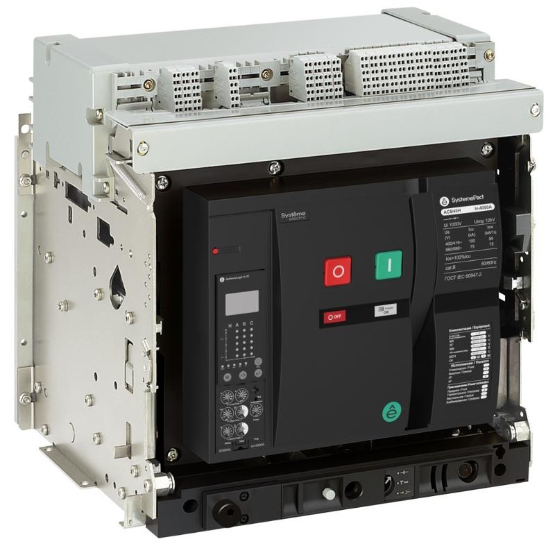 ВОЗДУШНЫЙ АВТ.ВЫКЛ.SYSTEMEPACT ACB 25H 3P 6.0E ВЫК ГП MCH+MX+XF DC220V