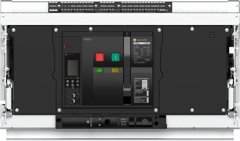 ВОЗДУШНЫЙ АВТ.ВЫКЛ.SYSTEMEPACT ACB63H 4000A 3P 6.0H ВЫК,ГП MCH+MX+XF AC230V