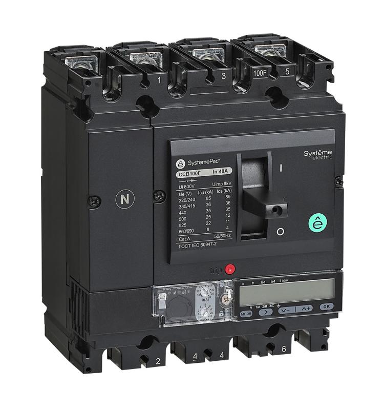 АВТ.ВЫКЛ SYSTEMEPACT CCB100 36KA 4P4D S5.2E 100A