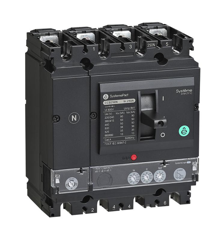 АВТ.ВЫКЛ SYSTEMEPACT CCB100 150KA 4P4D S2.2 100A РЫЧАГ