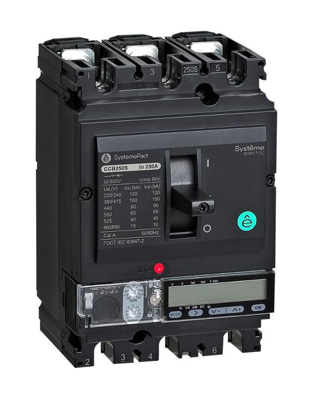 АВТ.ВЫКЛ SYSTEMEPACT CCB250 150KA 3P3D S5.2E 250A