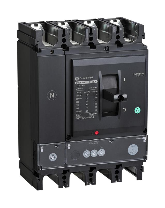 АВТ.ВЫКЛ SYSTEMEPACT CCB400 100KA 4P4D TMD250 РЫЧАГ