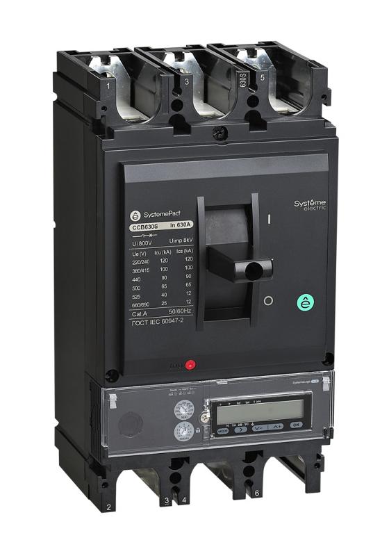 АВТ.ВЫКЛ SYSTEMEPACT CCB630 150KA 3P3D S5.3E 630A