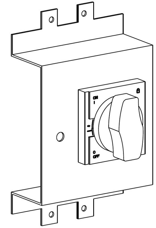 СТАНДАРТНАЯ ПОВОРОТНАЯ РУКОЯТКА КВАДР.(125)
