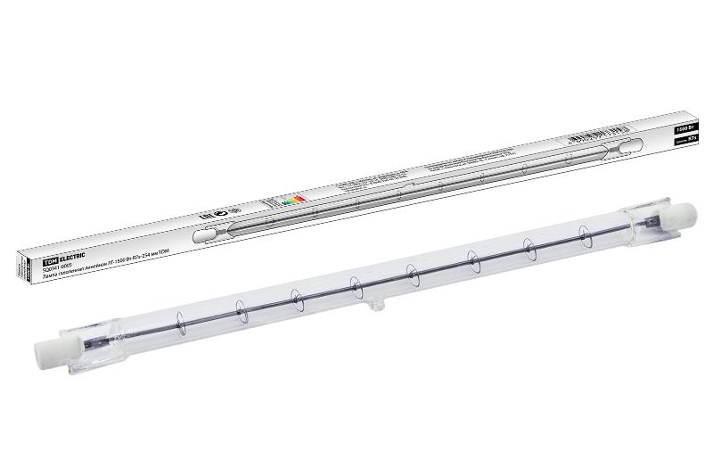 Лампа галогенная линейная КГ 1500Вт R7s 254мм