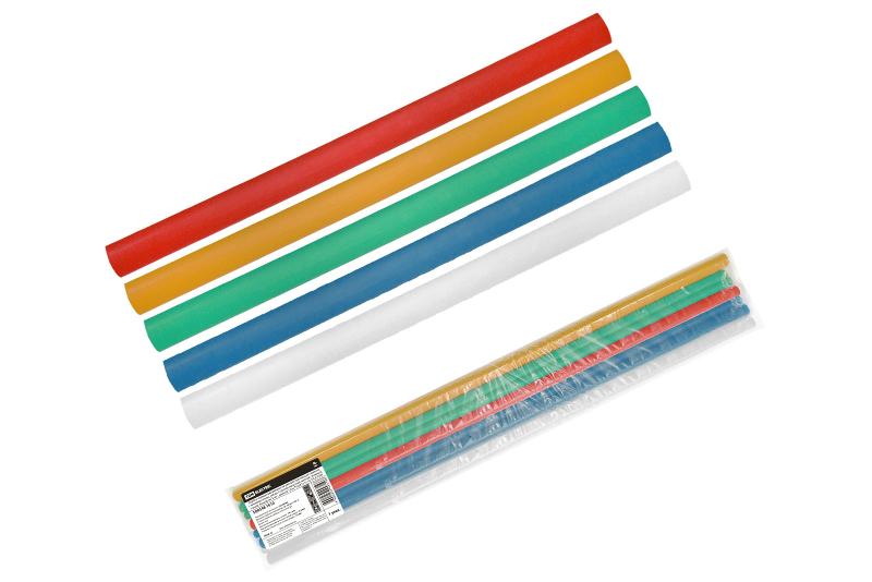 Трубки термоусаживаемые, набор 5 цветов по 2 шт. ТТкНГ(3:1)…