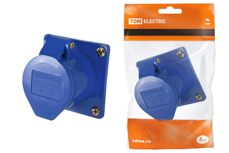 Розетка 413 скрытая 2Р+РЕ 16А 220В IP44