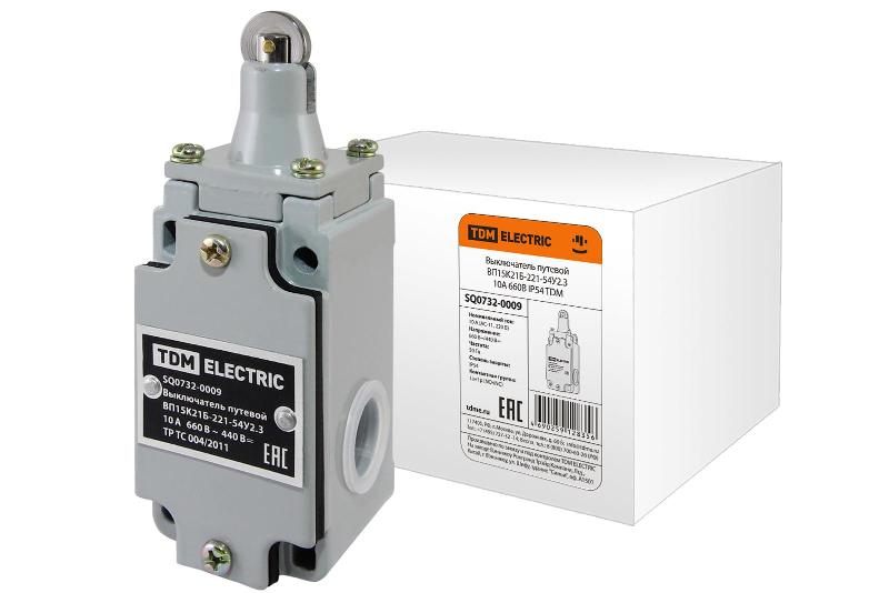 Выключатель путевой ВП15K21Б-221-54У2.3 10А 660В IP54