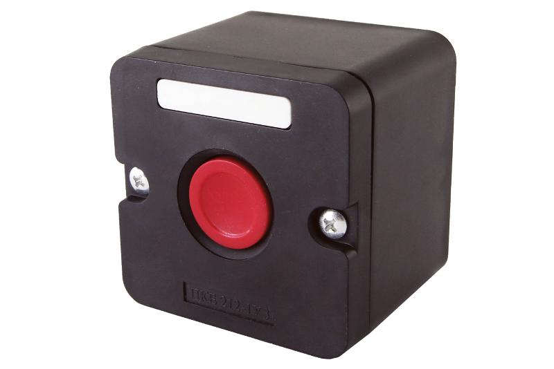 Пост кнопочный ПКЕ 212-1 красный IP40