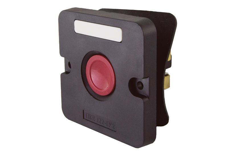 Пост кнопочный ПКЕ 122-1 красный IP54