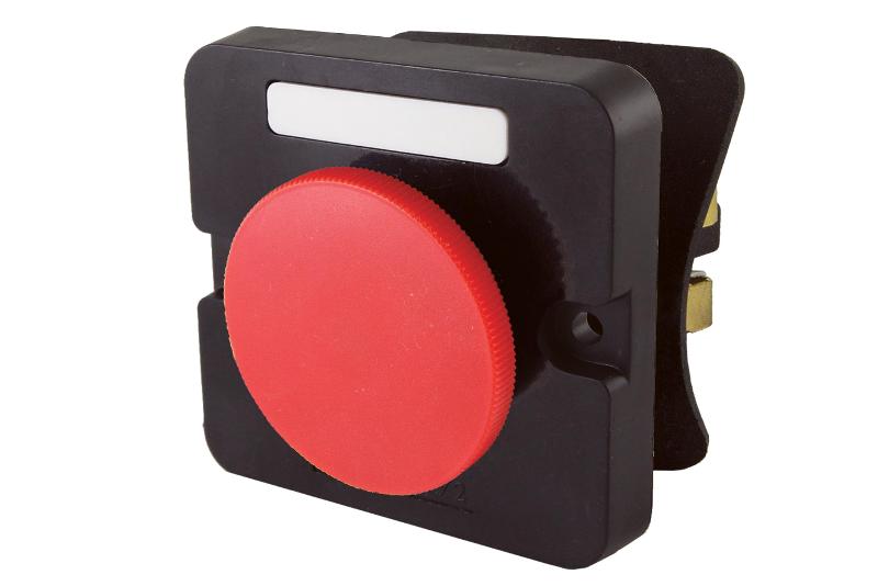 Пост кнопочный ПКЕ 122-1 красный гриб IP54