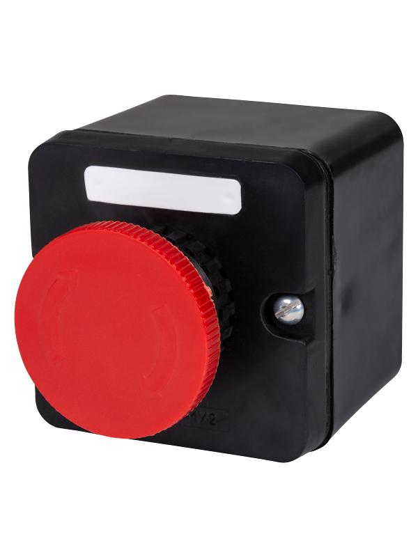 ПКЕ 222-1 красный гриб с фиксацией IP54
