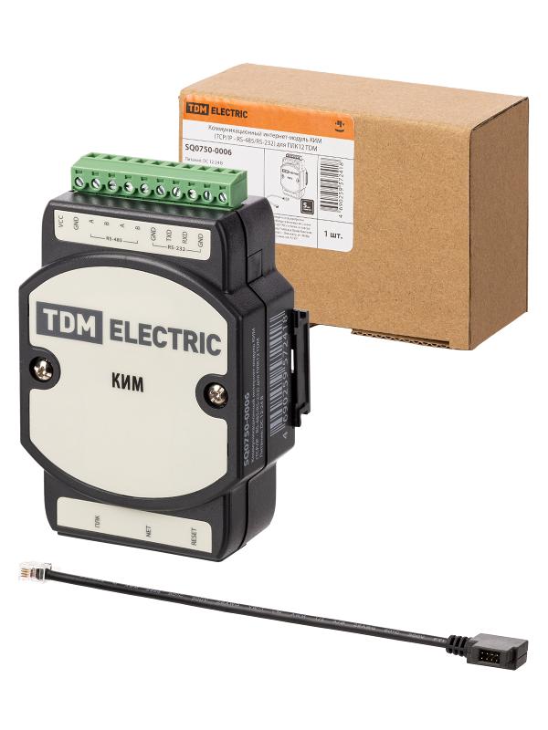 Коммуникационный интернет-модуль КИМ (TCP/IP - RS-485/RS-232) для ПЛК12