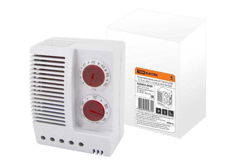 Гигротерм электронный ГТЭН-03 230В от 0 до +60 °C / от 50 до 90% RH