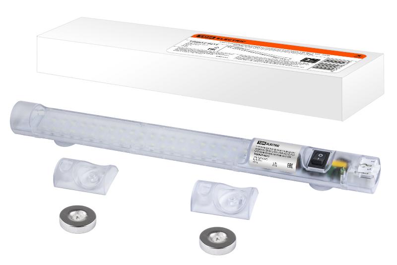 Светильник внутреннего освещения шкафов СВОШ-3 5Вт 230В AC/DC IP20 LED (крепление винт/магнит)