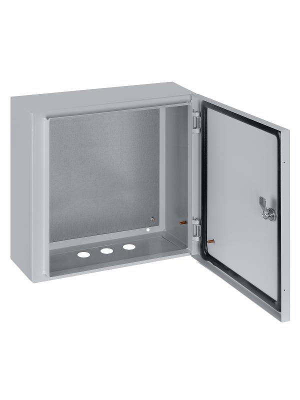 Щит с монтажной панелью ЩМП-4.4.1-0 (400х400х150) IP54 Народный эконом