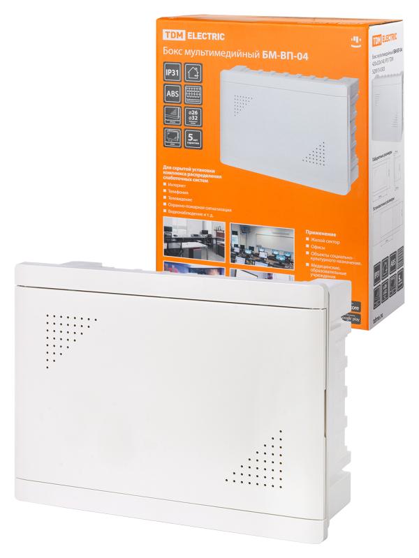 Бокс мультимедийный БМ-ВП-04, 420х320х140, IP31