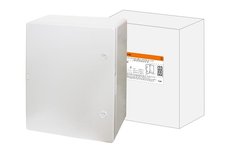 Бокс пластиковый навесной ЩМП-0-3, ABS, IP65, -45 до +75 С (400x300x170)