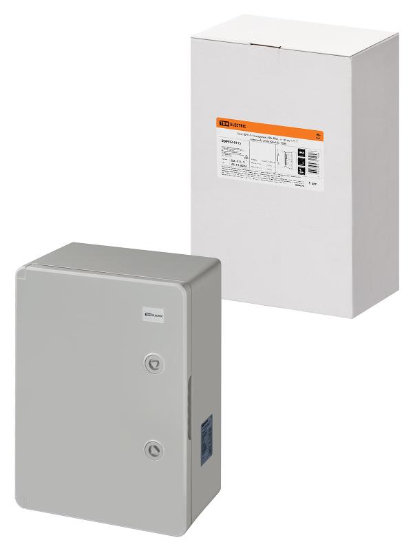 Бокс пластиковый навесной ЩРН-П-16 модулей, ABS, IP65, от -45 до +75 °С (250х350х150)