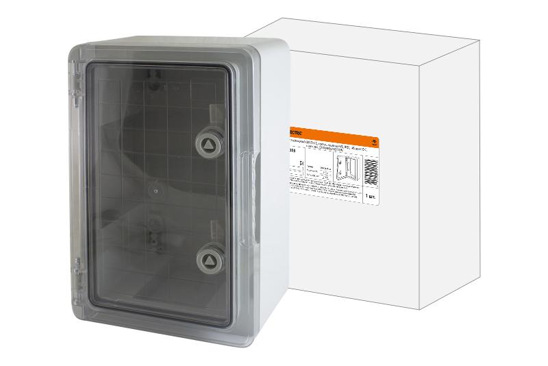 Бокс пластиковый ЩМП-0-5, прозрачная крышка ABS, IP65, -45 до +75 С, навесной, (500x400x240)