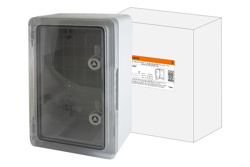 Бокс пластиковый ЩМП-0-7, прозрачная крышка ABS, IP65, -45 до +75 С, навесной, (600x400x200)