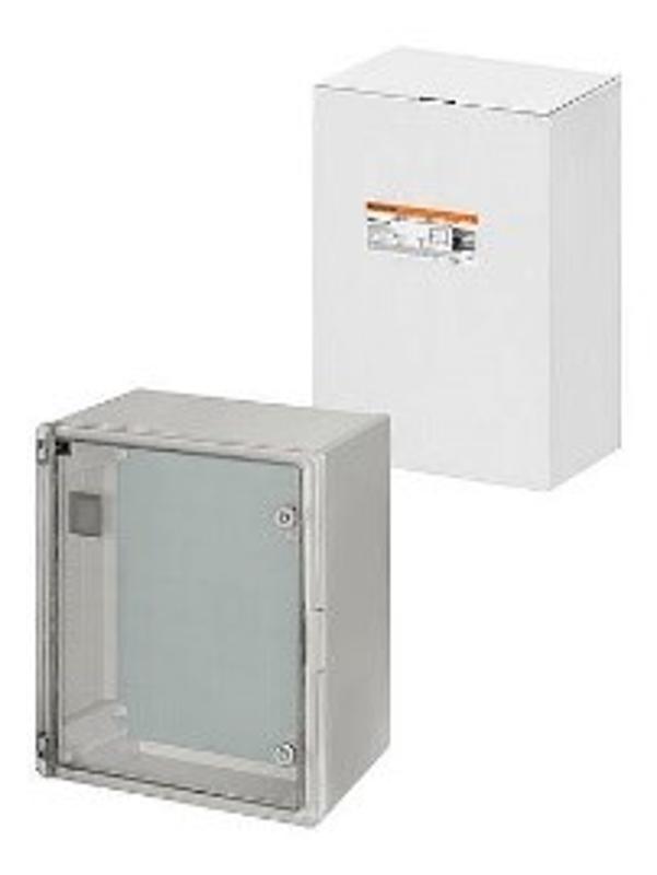 Бокс пластиковый навесной ЩМП-0-10, прозр. крышка, ABS, IP65, от -45 до +75 °С (500x350x220)