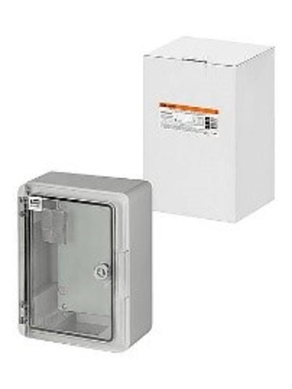 Бокс пластиковый навесной ЩМП-0-1, прозр. крышка, ABS, IP65, от -45 до +75 °С (280x210x130)