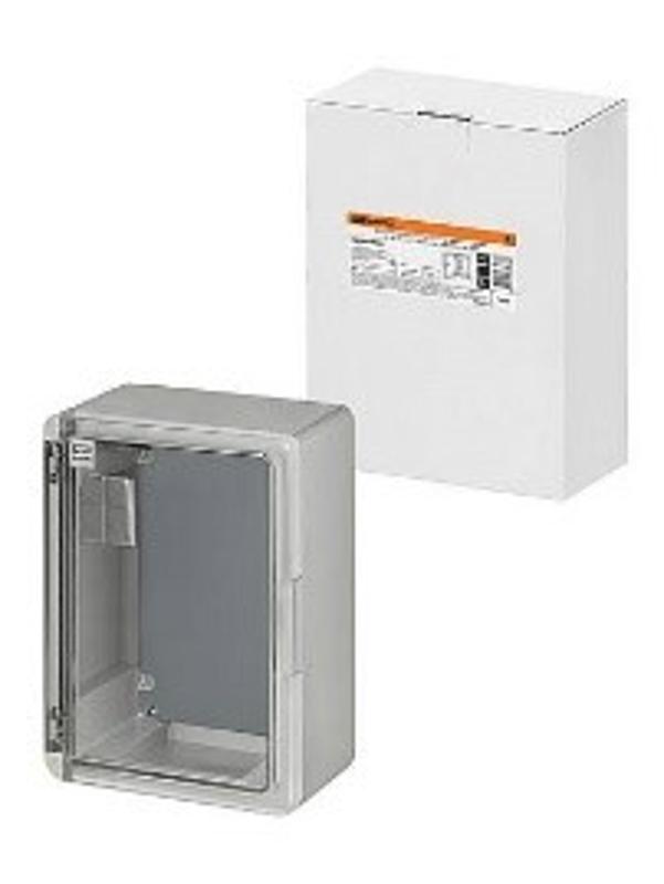 Бокс пластиковый навесной ЩМП-0-2, прозр. крышка, ABS, IP65, от -45 до +75 °С (330x250x140)