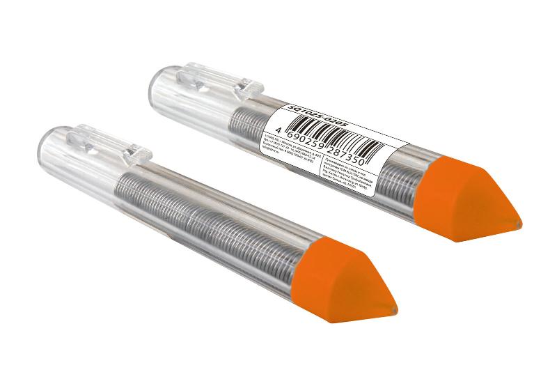 Припой с канифолью и флюсом (60% Sn/40% Pb) в пластиковой тубе d1мм 16 гр "Алмаз"