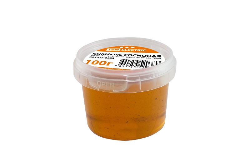 Канифоль сосновая, марка "А", 100 г, банка, серия "Алмаз"