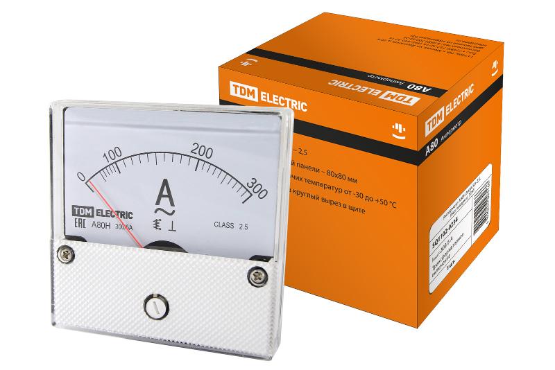 Амперметр А80Н  300А/5А-2,5, (без поверки),