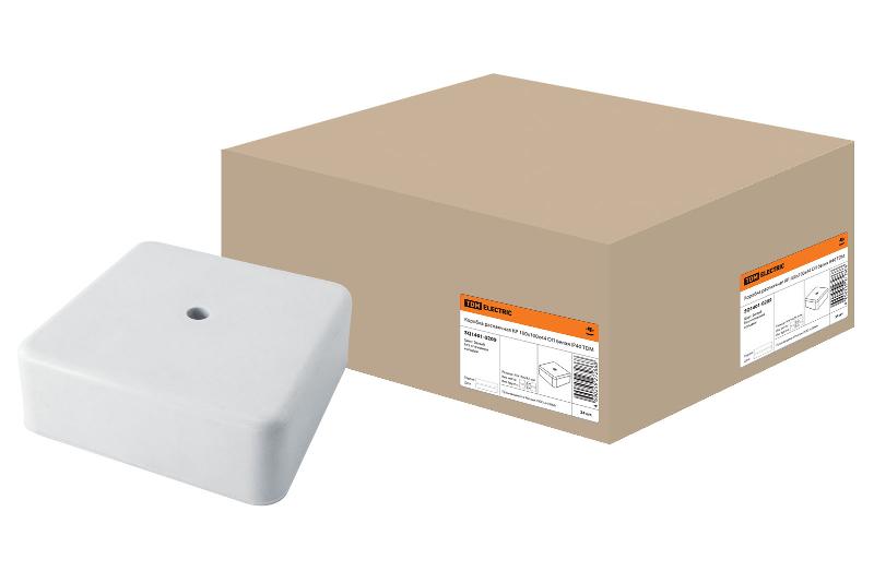 Коробка распределительная КР 100х100х44 о/п белая IP40