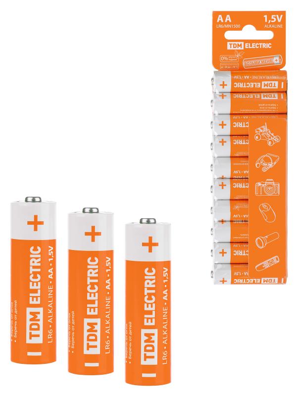Элемент питания LR6 AA Alkaline 1,5V SC-10