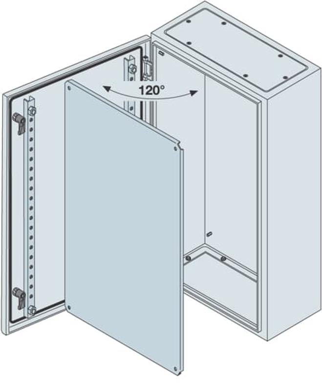 Корпус шкафа с монт.платой SR2 600х600х250мм ВхШхГ