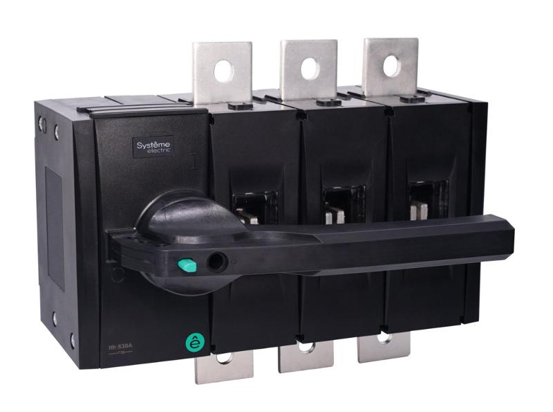 ВЫКЛ-РАЗЪЕДИНИТЕЛЬ SYSTEMEPACT SD630 3P 400A  РУКОЯТКА СЛЕВА ФРОНТ_РУКОЯТКА ЗАКАЗЫВАЕТСЯ ОТДЕЛЬНО