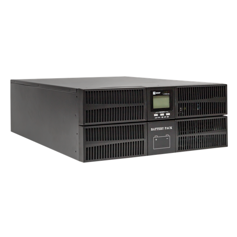 ИБП дв. преобразования для монтажа в стойку SW900G4 10 кВА/10кВт ,1фз ,230В, c АКБ 16 х 12В_9Ач