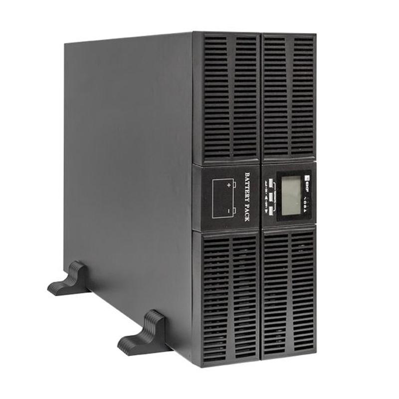 ИБП двойного преобразования E-Power SW900G4 6000 ВА ,для монтажа в стойку,1фазный ,230В, c АКБ 16 х 12В_7Ач
