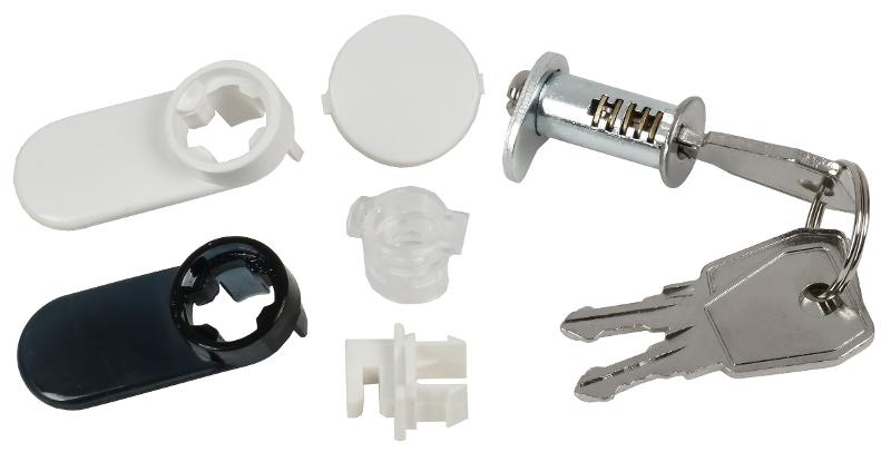 Замок с ключом для пластиковых корпусов TEKFOR и UNION Compact