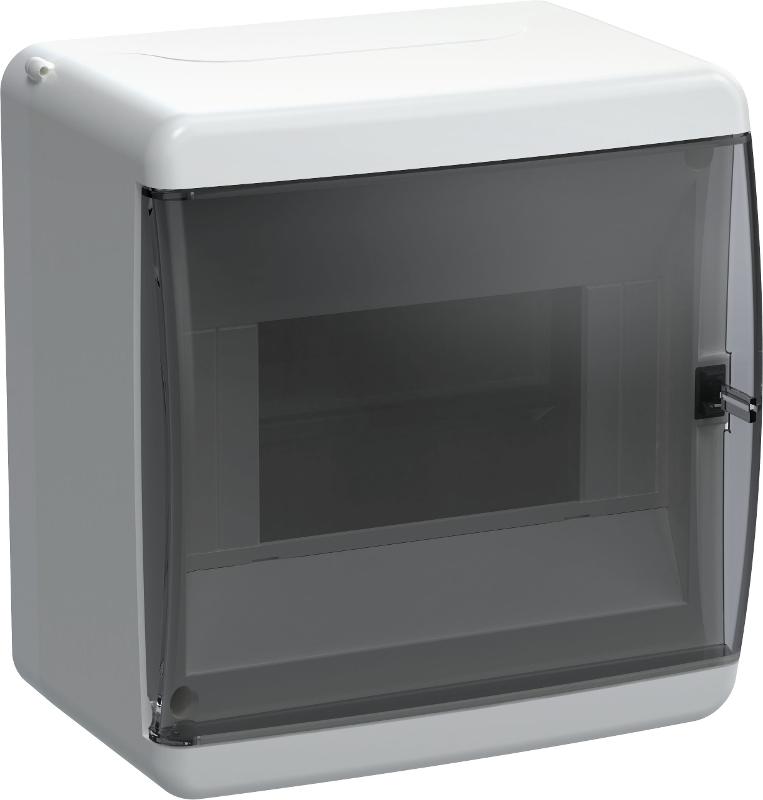 Корпус пластиковый навесной на 6 модулей КМПн-6 IP41 белый TEKFOR Mini