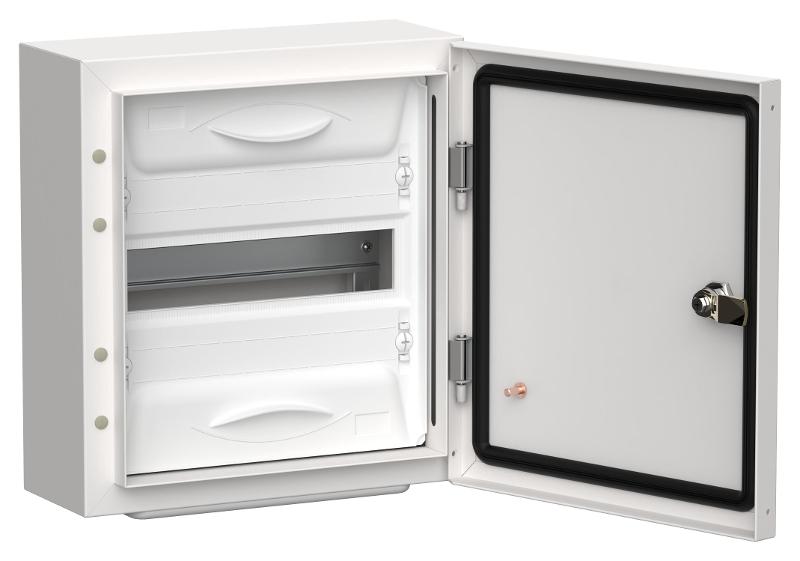 TITAN 5 Корпус металлический ЩРн-12 (1х12) 335х310х140 IP54 белый