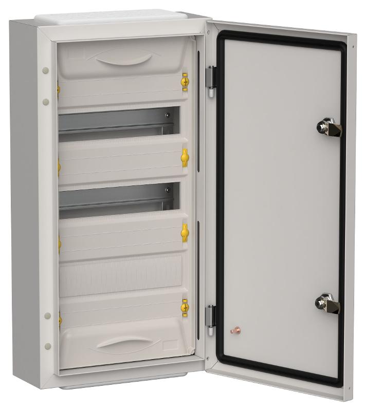 TITAN 5 Корпус металлический ЩРн-36 (1х36) 585х310х140 IP54 серый
