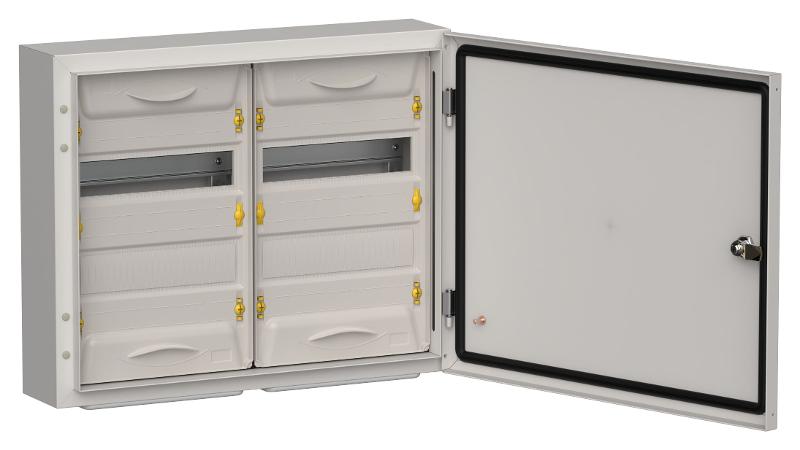 TITAN 5 Корпус металлический ЩРн-48 (2х24) 460х570х140 IP54 серый