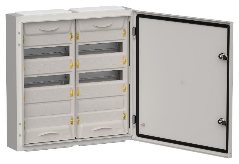 TITAN 5 Корпус металлический ЩРн-72 (2х36) 585х570х140 IP54 серый