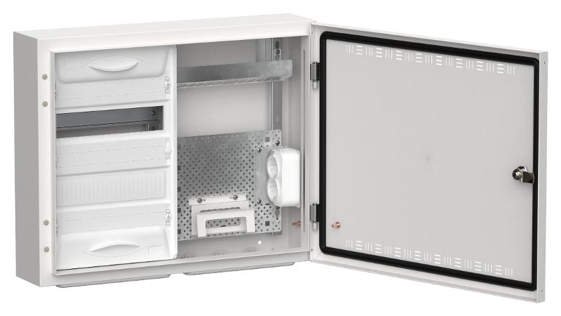 TITAN 5 Корпус комбинированный ЩРн-24 (2х24) белый