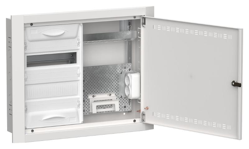 TITAN 5 Корпус комбинированный ЩРв-24 (2х24) белый