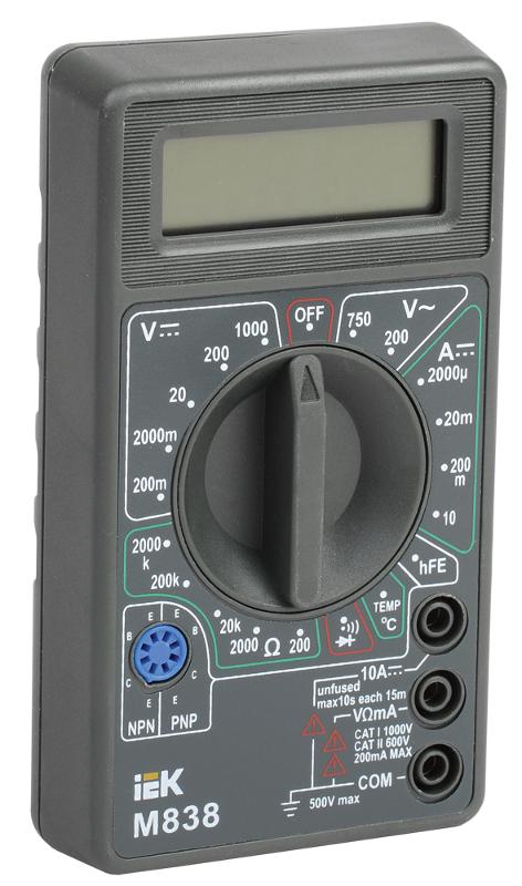 Мультиметр цифровой  Universal M838